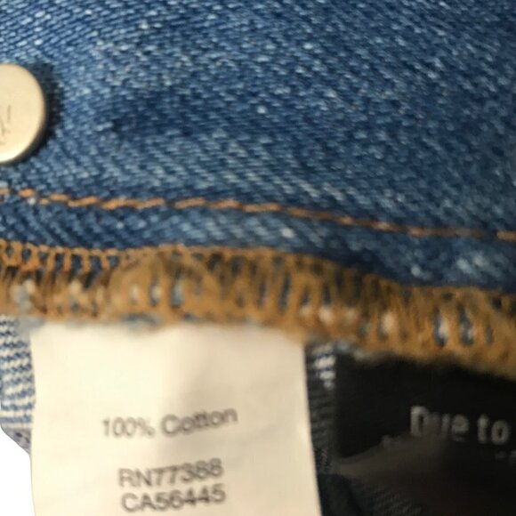 Madewell Overall Cut Off Shorts Size XS - Picture 7 of 7